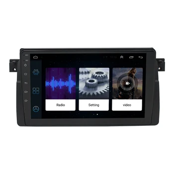 Originale Android UI 9 bilradioen til BMW E46 M3 318/320/325/330/335 Bil GPS Navigation Bil Multimedia-Afspiller, Wifi Styring whee