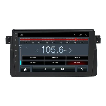 Originale Android UI 9 bilradioen til BMW E46 M3 318/320/325/330/335 Bil GPS Navigation Bil Multimedia-Afspiller, Wifi Styring whee