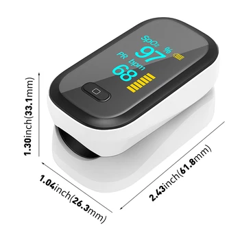 Finger Oximeter Digital Pulse Oximeter Blodets Ilt-Mætning Meter Fingerspids SPO2 PR Overvåge Sundhedspleje Oximetro De Dedo