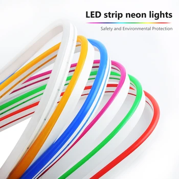 1~5M Neon LED Strip Bånd SMD 2835 Bløde Reb Bar DC 12v LED Fleksibel fita led lys Gummi Rør Jul Diode Bånd Vandtætte