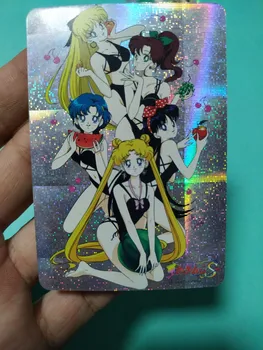2 stk/sæt Sailor Moon Badedragt Legetøj Hobby Hobby Samleobjekter Spil Samling Anime Kort
