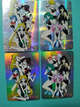 2 stk/sæt Sailor Moon Badedragt Legetøj Hobby Hobby Samleobjekter Spil Samling Anime Kort