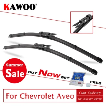 KAWOO For Chevrolet Aveo MK1 MK2 T300 År Model Fra 2002 Til 2018 Bil Forruden Viskerblade Gummi Fit U Krog/Knivspids Fanen Arme