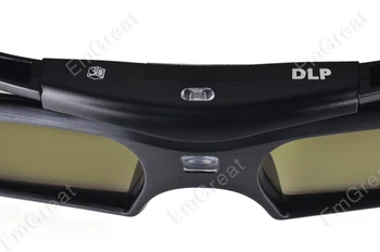 Pergear G15 DLP Link 3D Active Shutter-Briller til Sharp LG Optoma NEC Acer Dell Vivitek BenQ Mitsubishi DLP-Projektor LINK