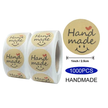 1000Pcs Japan Søde Tak Mærkat Tætning Label håndlavet Hjerte Kawaii Papirvarer Bryllup Julegave Scrapbooking Materiale