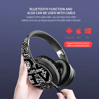 Nye Headset Trådløse Bluetooth-Headset, Musik, Sport Kører Headset Udtrækkelig Computer Spil Headset På Lager