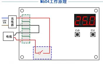 12v 24v, 36v 48v 60v Digital led Bly-syre lithium batteri kontrol modul beskyttelse skifte Opladning af Controller