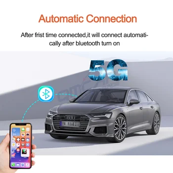 5G Trådløse Carplay Dongle Max Spejl Projektion Auto connect For Alle Iphone-IOS-Boks for VW 2016-2020 Wried til Trådløse Carplay