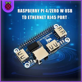 Raspberry PI 4/Nul W USB til RJ45 Ethernet-netværk port USB-HUB splitter
