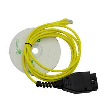 NY Ethernet-OBD Til BM*W F-Serien ENET Kabel-E-SYS ICOM 2 Kodning Uden CD ESYS ICOM Kodning Diagnostisk Værktøj