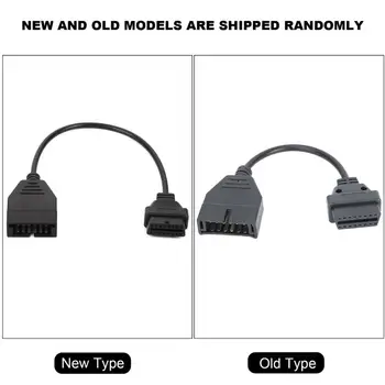 12 Pins til 16-pin OBD2 Stik Adapter Kabel Diagnostisk Værktøj Til GM OBD1 Ny