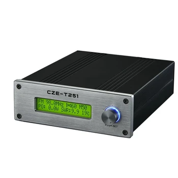 CZERF CZE-T251 25W Trådløse Lang Række FM-Senderen Mini Lyd Forstærker 87-108MHz Justerbar med GP2