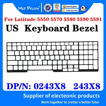 Nye originale AMERIKANSKE Tastatur grænsen Bezel Plast Tastatur Trim Gitter Til Dell Latitude E5550 E5570 E5580 E5590 E5591 0243X8 243X8