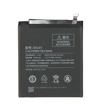 AYJ BN41 Telefonens Batteri Til Xiaomi Redmi Hongmi Note 4 Note 4X MTK Helio X20 4000mAh Udskiftning Gratis Værktøjer