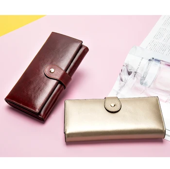 WESTAL tegnebog kvinder i ægte læder kvinder ' s wallet/punge, kobling kvindelige tegnebøger for crad mønt læder damer clucth taske til pige