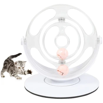 Funny Cat Kæledyr Kat Legetøj Legetøj Intelligens 360° Rotation Interaktive Rum Spindende Kat Legetøj Bolde Interaktivt Legetøj til IQ Traning