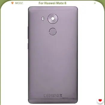 Nye Mate 8 Batteri Dæksel Til Huawei Mate 8 Telefon Tilbage Bageste Boliger Tilfælde Dække Låg + Kamera, Billede + Side-tasten + Fingeraftryk