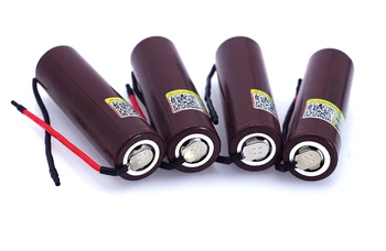 Liitokala nye HG2 18650 3000mAh Genopladeligt batteri 18650HG2 3,6 V udledning 20A, dedikeret batterier+DIY Silica gel Kabel