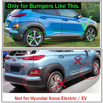 OE-Stil Støbt Bil Mudder Klapper For Hyundai Kona 2017 2018 2019 2020 Kauai Stænklapper Splash Vagter Mudder Klap Stænkskærme Tilbehør