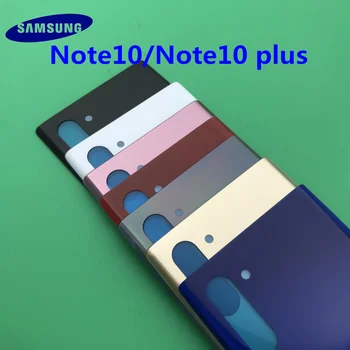 Original SAMSUNG Tilbage Batteriets Cover Boliger Til Samsung Galaxy Note 10 N970 Note 10 plus N975 NOTE10 Tilbage Bag Glas Tilfælde