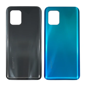 Nye Back Glas Bag Cover Til Xiaomi Mi 10 Lite Batteriet Dør Boliger Batteri bagcover Med Lim Lim