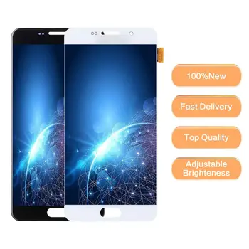 Kan justere lysstyrken på LCD-For Samsung Galaxy A7 2016 A710 A7100 A710F A710M LCD Display + Touch Screen Digitizer Assembly Skærm
