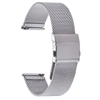 For Samsung, Huawei, FIB,FOSSILE Quick Release Milanese Mesh Ur Band Smart Ur band