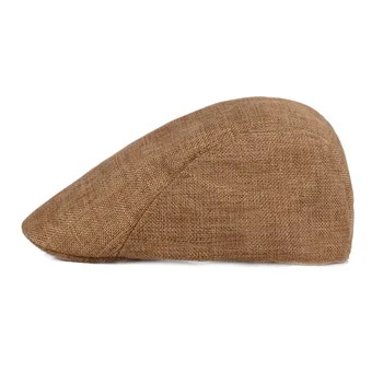 2020 Mænd Beret Vintage Sildeben Gatsby Tweed Sløj Skyklapper Hat Avisdrenge Beret Hat Foråret Fladskærms Toppede Beret Hatte