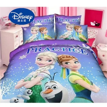 Disney Moana Strøelse Sæt Dynebetræk Enkelt Dobbelt Størrelse Soveværelse Dekoration i Blå Farve Piger Børns Babyer Seng 2/3/4 Stykker