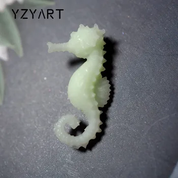 Mini Vandmænd UV-Resin Smykker Forsyninger Marine Liv Forskønnelse Puffer Fisk Hippocampus Formede Smykker Påfyldning Materiale