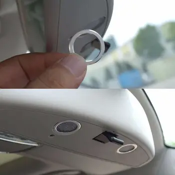 Bilen Indvendigt Spejl Lampe Dekorative Dække Ringe 2stk For Mercedes Benz GL X166 ML W166 2012-