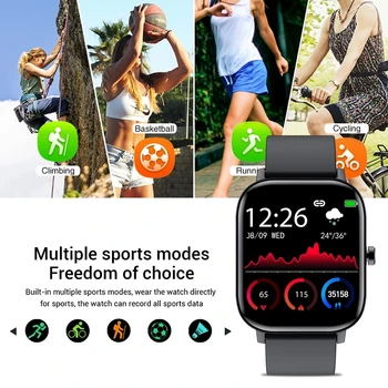 LIGE Nye Mænd, Smart Ur Armbånd Mænd, Kvinder, Sport Ur pulsmåler Sove Overvåge Bluetooth Opkald Smartwatch til telefonen