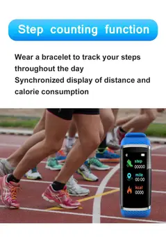 M8 Smart Armbånd puls, Blodtryk Fitness Tracker Tilpasse Smart Band Mænd Kvinder Til Android, IOS Smarte Ure