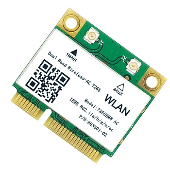 Trådløse Dual-Band 1200Mbps AC7265 Mini-PCI-E Wifi Bluetooth 4.2 Kort 2,4 G 5Ghz 802.11 ac Adapter Til Bærbar Bedre end 7260HMW