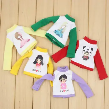 Udstyr til Blyth dukke Udskrivning Sweater Fem farver kan vælge, der passer til 1/6 BJD ISKOLDE dbs