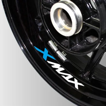 Nye Motorcykel dæk reflekterende mærkat kreative fælgen logo mærkat moto Dekorative tilbehør Til YAMAHA XMAX 300 125 250 300
