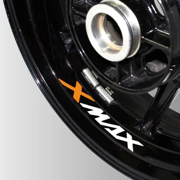 Nye Motorcykel dæk reflekterende mærkat kreative fælgen logo mærkat moto Dekorative tilbehør Til YAMAHA XMAX 300 125 250 300