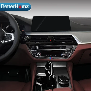 Betterhumz Carbon Fiber auto sticker M style Aircondition CD-Fly-Bil klistermærker og Decals Til BMW 5-Serie G30 X3 G01