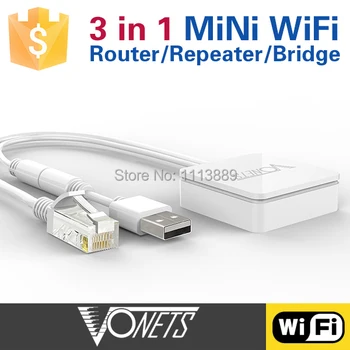 VONETS VAR11N-300 300Mbps mini wifi router - wifi repeater-wifi bridge