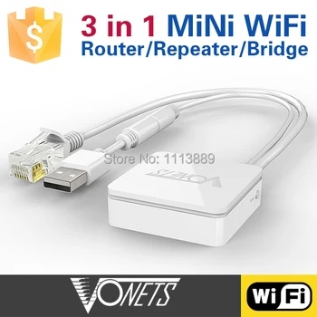 VONETS VAR11N-300 300Mbps mini wifi router - wifi repeater-wifi bridge