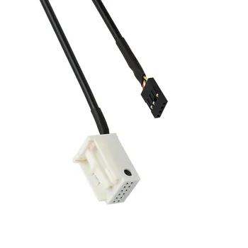 HONGGE USB-AUX Audio Ledningsnet Skifte Stik til RCD510 RCD310 Golf MK5 MK6 Passat B6 Beetle Polo CC Touran 3CD 035 249A