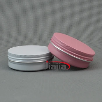 2 oz Tom Aluminium Jar-60g Kosmetiske Lip Balm Creme Slik Emballage Pille Kapsel Metal Flasker skruelåg Gratis Fragt