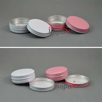 2 oz Tom Aluminium Jar-60g Kosmetiske Lip Balm Creme Slik Emballage Pille Kapsel Metal Flasker skruelåg Gratis Fragt