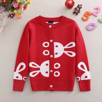 Pige Børn, Tøj Piger Strikket Cardigan Sweater Bære Børn Solid Cardigan Pels Toppe for Pige tøj 3-7 År Tøj