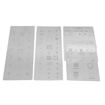 IC Reparation BGA Omarbejde Reballing Stencil Skabelon Tool Kit Til Samsung Telefon Række Værktøjer