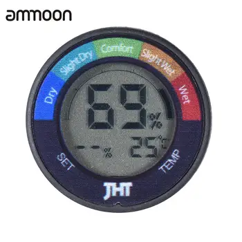Mini Instrument Digital Luftfugtighed og Temperatur Sensor Tester Termometer Hygrometer med LCD-Skærm til Klaver, Guitar, Violin