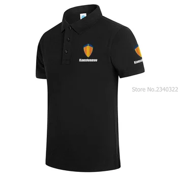Brand Nye ankomst Mænd Koenigsegg Polo-Shirt i Høj Kvalitet, mænd polo shirt mænd kortærmet trøjer Sommeren Herre polo Shirts
