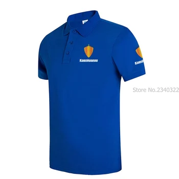 Brand Nye ankomst Mænd Koenigsegg Polo-Shirt i Høj Kvalitet, mænd polo shirt mænd kortærmet trøjer Sommeren Herre polo Shirts
