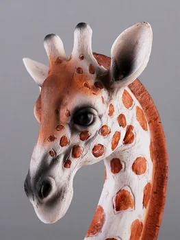 [HHT] Nordiske Retro Giraf, Zebra Dyr Ornamenter Hjem stuen Indgang Kontor butiksvindue Hjem Dekoration Tilbehør