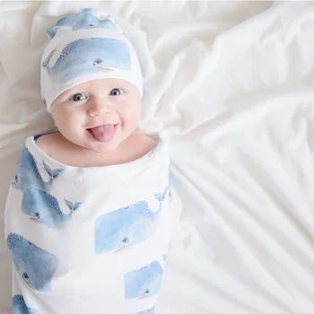 Nyfødte Baby Swaddle Wrap Parisarc 95% Bomuld, Blød Spædbarn Nyfødte Baby Produkter, Tæppe & Svøb Wrap Tæppe Svøb